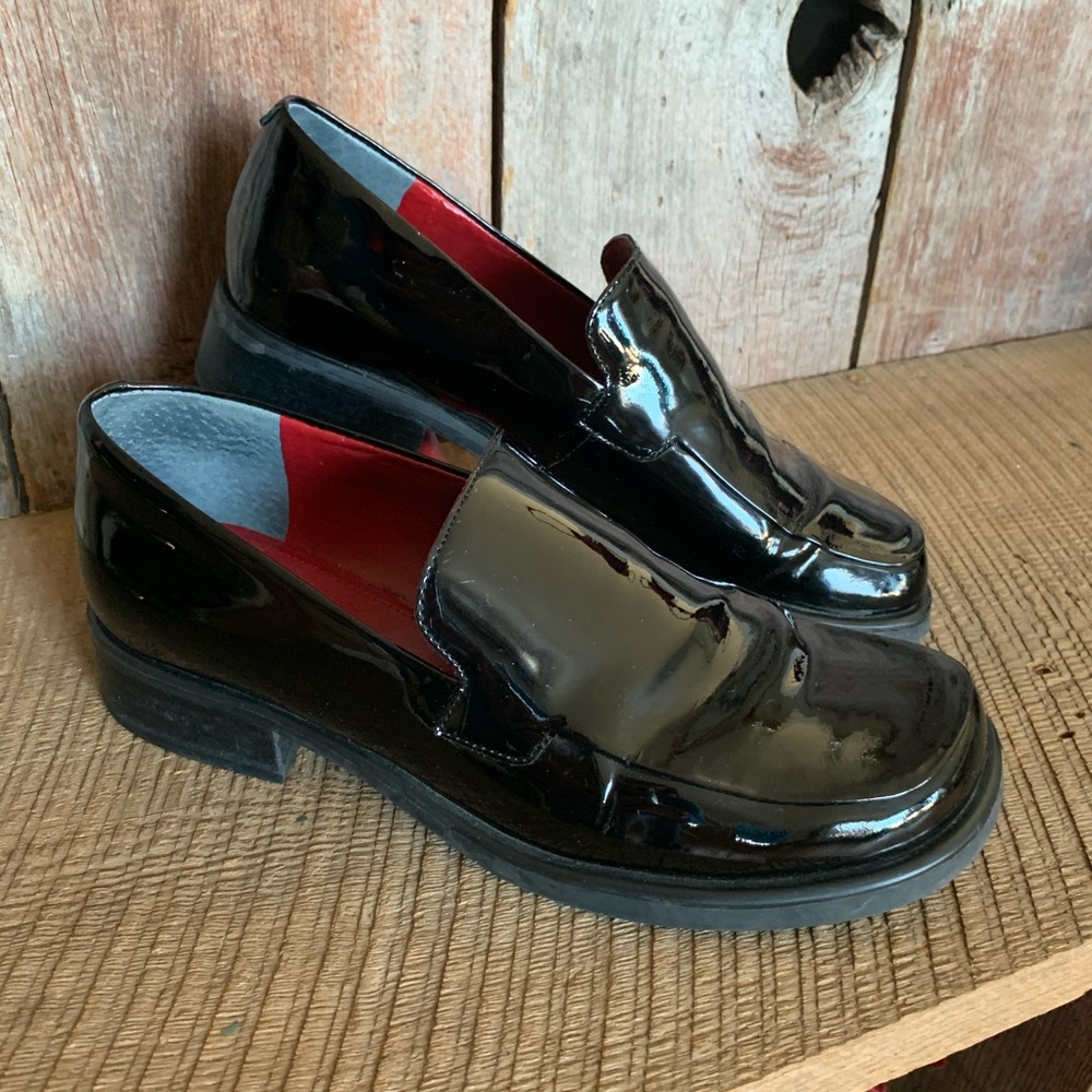 Franco Sarto Flex Patent Leather Loafers Sz 6.5